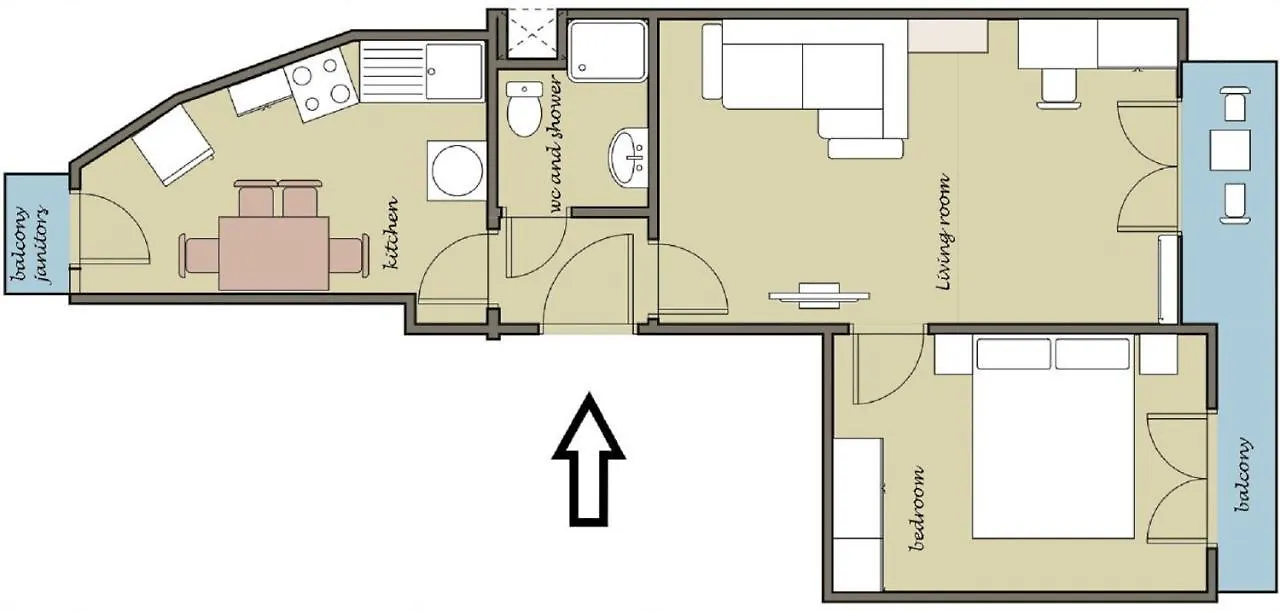An Apartment For 2-4 Friends. Thessaloniki 0*,